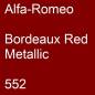 Preview: Alfa-Romeo, Bordeaux Red Metallic, 552.